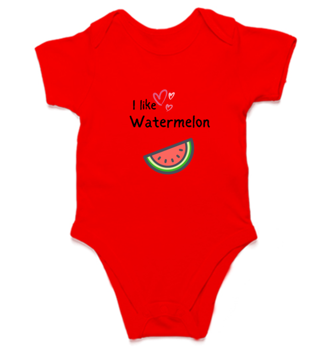 Like Watermelon Baby Romper