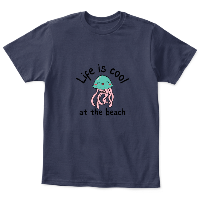 Octopus Half Sleeve Cotton T-shirt